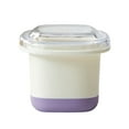 thumbnail image 1 of Large Square With Lid Reusable 2.76x2.76x2.4 Inch Silicone Suitable For And Foods Easy To Demold Tray with Lip for Dogs round Containers Tray Kitchen Cubes Metal Ice Initial We Are Going to Need More, 1 of 3