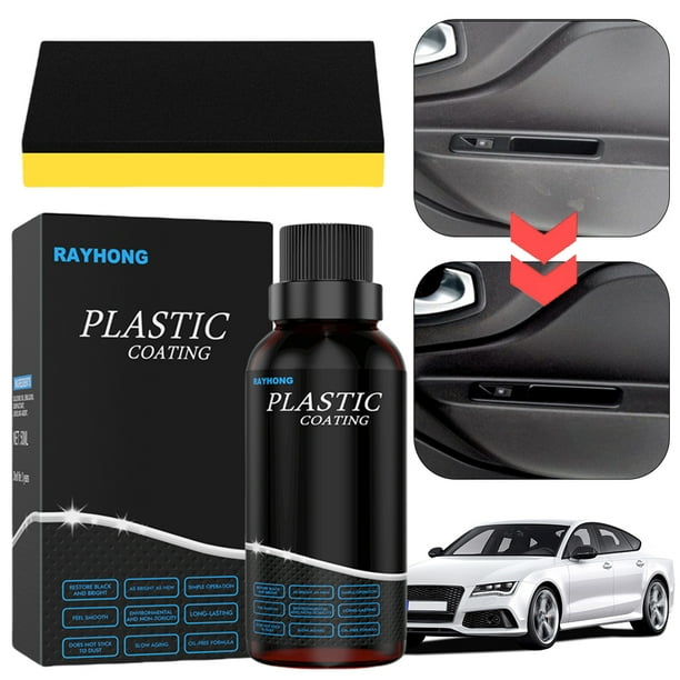 Agente Reacondicionamiento Plástico Automotriz Cera para Panel Coche 50ml