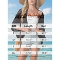 thumbnail image 7 of Womens Crochet Cardigan Lightweight Open Front Beach Cover Up Knit Long Dolman Sleeves Summer Outfits, 7 of 7