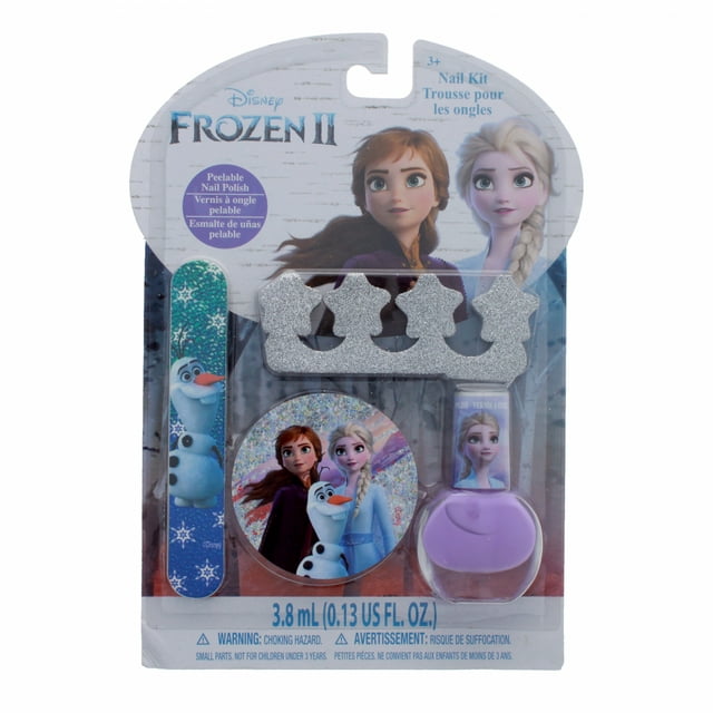 Disney Frozen 2 Girls Nail Polish Makeup Gift Set Toe Separator Polish ...