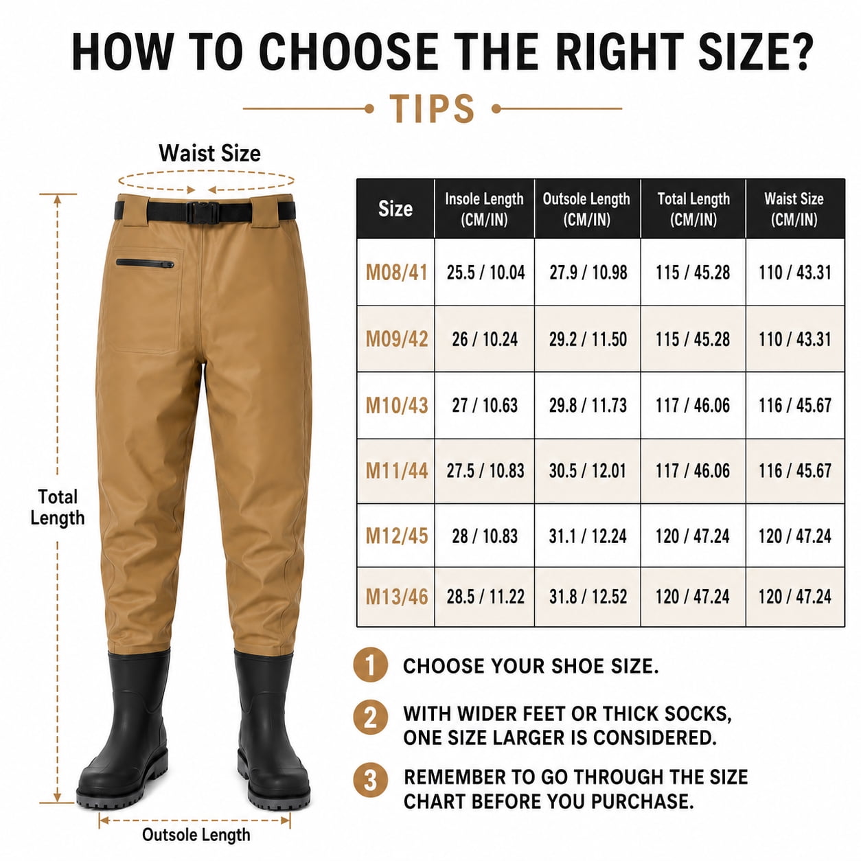 Ghosthorn Waterproof Hip Wading Pants for Adults – picture 5