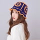 thumbnail image 4 of Gorro tejido a mano para mujer, gorro tejido a mano con flores de ganchillo coreano, gorro tipo cubo Y2k a la moda Panamá, gorros de invierno 2024, 4 of 5