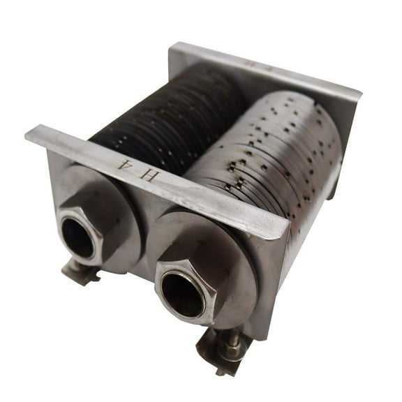INTSUPERMAI Only 4mm Blade for Commercial QE QH QSJ-A Meat Cutting Machine Slicer Grinder without Machine Body