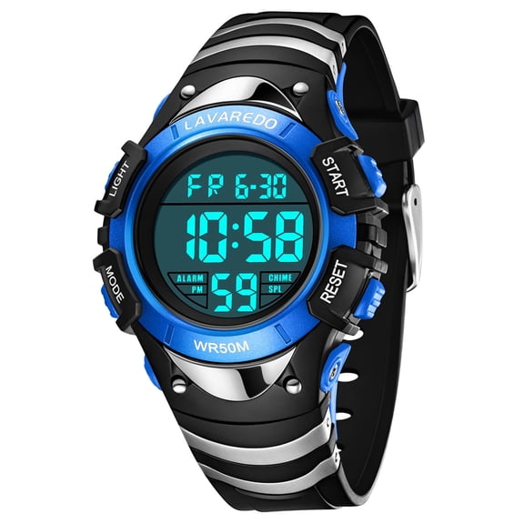 Digital Sports Watch for Age 4-15 Waterproof Watches with Alarm Stopwatch Birthday Chriatmas Gift for Age 4-15
