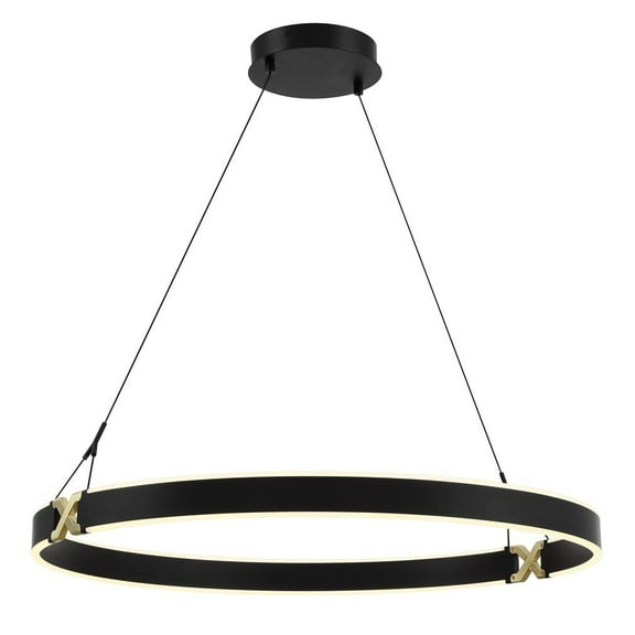 George Kovacs Lighting - Recovery X - 68W 1 LED Pendant-7 Inches Tall and 33.5