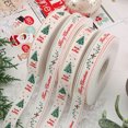 thumbnail image 3 of 25 Yards 1.5cm Wide Christmas Grosgrain Ribbon, Ribbon Xmas Winter Holiday Fabric Craft Ribbon for DIY Crafts Gift Wrapping Accessories, 3 of 4