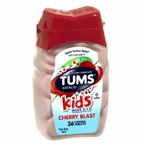tums cherry chewable tablet ct walmart