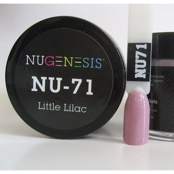 NUGENESIS Nail Color Dip Dipping Powder 1oz/jar - NU71 Little Lillac