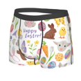 thumbnail image 5 of Goofa Happy Easter1 Printed Men's Boxer Briefs Underwear, Moisture-Wicking Underwear, Trunk,Soft and Breathable Cotton Underwear-Small, 5 of 9