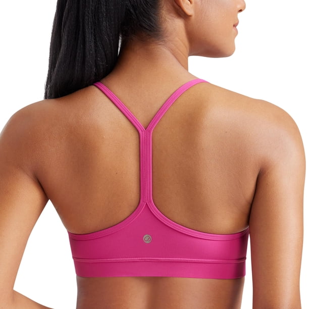Sostén CRZ YOGA Butterluxe con espalda en Y y copas acolchadas Morado XS