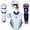 White/Royal, variant on All Star PHX Paige Halstead Fastpitch Softball Catchers Set (Medium) Red/White/Blue Medium