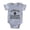 Heather Grey, variant on CafePress - Team Basset Hound - Cute Infant Baby Football Bodysuit