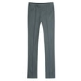 thumbnail image 6 of AZoiNM Men's Slim Fit Dress Pants Flat Front Business Casual Trousers 4 Pocket Polyester Viscose Blend, 6 of 14