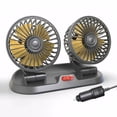 thumbnail image 2 of Automóvil Ventilador Vehículos Refrigeración Ajustable () Amarillo, 2 of 9