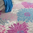 thumbnail image 6 of Nourison Passion Floral Grey 8' ROUND Area Rug, (8 Round), 6 of 8