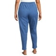 thumbnail image 3 of JMS Just My Size by Hanes Women's Plus Size 2 Pocket Pull On Pants, Single and 2 Pack, 3 of 5