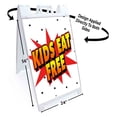 thumbnail image 2 of Kids Eat Free (24" X 36") Standard A-Frame Signicade, Includes Decal Applied To Stand, 2 of 4