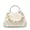 White, variant on Soft PU Cloud Tote Bag with Beaded Strap, Mini Top-Handle Crossbody Purse for Women, Light Blue