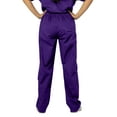 thumbnail image 2 of Panda Uniform by HeedFit Women’s Two Pocket Elastic Waist Scrub Pants, Purple 4XL, 2 of 3