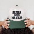 thumbnail image 2 of He Still Does Miracles Hat, Faith-Based Inspirational Cap with High-Quality Embroidery, Comfortable Adjustable Snapback for Believers, Ministry Events, and Daily Encouragement, 2 of 5