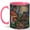 Pink, variant on Magical Mushroom Cottage 11oz Ceramic Mug, Whimsical Forest Fairycore Cup