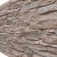 thumbnail image 6 of NewStone Canyon Ridge Faux Stone Panel, 45 3/4"W x 24 1/2"H x 1 1/4"D, Polermo Color, 6 of 9