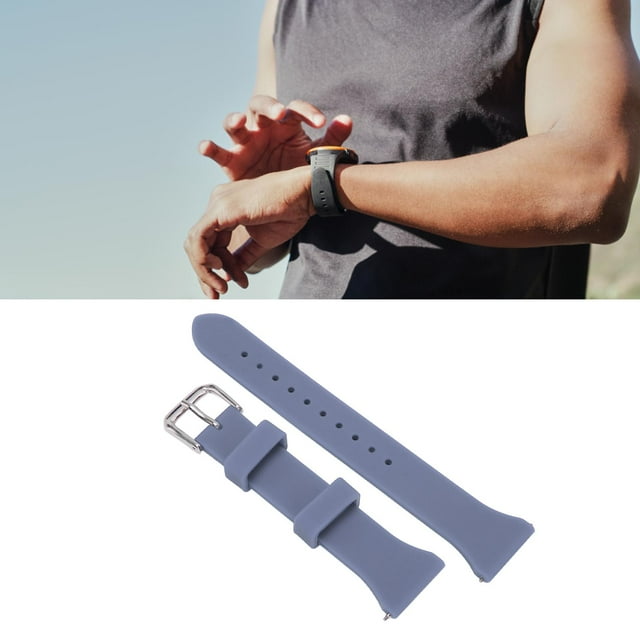 Quick Release Adjustable Silicone Watch Strap forGTS 4, 20mm Replacement Sport Watch Band for Wide Lugs Watch with Size Adjustable and Stylish Design