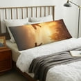 thumbnail image 6 of Naloa Castle Cool Fire Dragon Super Soft 20x60 Body Pillow Case,Long Side Hidden Zipper（PILLOWS ARE NOT INCLUDED）, 6 of 6
