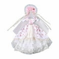 thumbnail image 1 of Ropa de moda para muñeca de simulación, vestido de estilo retro para muñeca de 24 pulgadas, tela suave, vestido hecho a mano para muñeca de niña de 60 Estilo B, 1 of 8