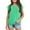 Green, variant on Razzly Child Girls Summer Hooded T Shirts Casual Loose Fit Round Neck Pocket Tees for Beach School Outing Comfortable Top(Green,3-4 Years)