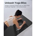 thumbnail image 7 of Yoga Mat Black 72*24*1/2inch Extra Thick TPE Exercise Pilates Fitness, 7 of 7