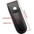 thumbnail image 4 of Cierre a presión seguro y presilla para cinturón para cuchillos plegables de 5", se adapta a la mayoría de las cuchillas de bolsillo Funda de cuero de primera calidad para cuchillos, 4 of 5