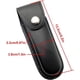 thumbnail image 4 of Estuche de cuero para cuchillos, funda para cuchillos, funda para navaja de bolsillo con cierre a presión y presilla para cinturón para navaja de bolsillo plegable de 5" (sin navaja), 4 of 5