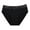 Black, variant on PMVFHDE Women Cotton Underwear Solid Color Casual Comfort Soft Everyday Triangle Briefs Exquisite Design Breathable Panties Cotton Underwear For Women Black,M