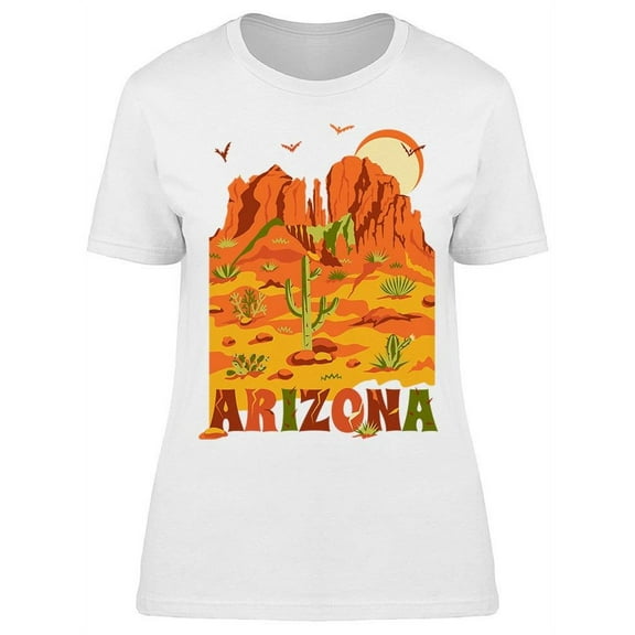 Art Grand Canyon Landscape T-Shirt Women -Image by Shutterstock, Female Small