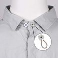 thumbnail image 4 of Baohd 1 Bag Shirt Collar Extender Non-irritating Fabric Elastic Seamless Saving Money Neck Multifunctional Durable Replace Rope Buckle Bright Colorful, 4 of 7