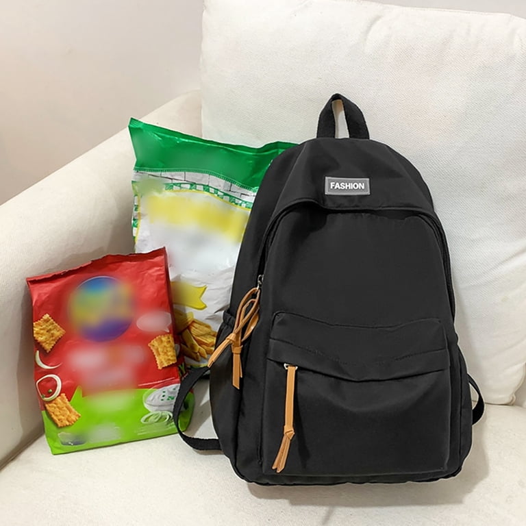Large Capacity Nylon Backpack Lightweight School Bookbag 