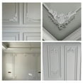 thumbnail image 2 of MOMOJIA Luxury French Solid Wood Corner Floral Wooden Background Wall Art Carvings, 2 of 9