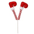 thumbnail image 3 of 3 Pcs, 12inch Christmas Elf Stuffed Legs Stuck Tree Topper Decorations - Plush, Striped, and Colorful with Fixed Wire, Perfect for Holiday Tree Decorations and Party Supplies, Christmas Decorations, 3 of 7
