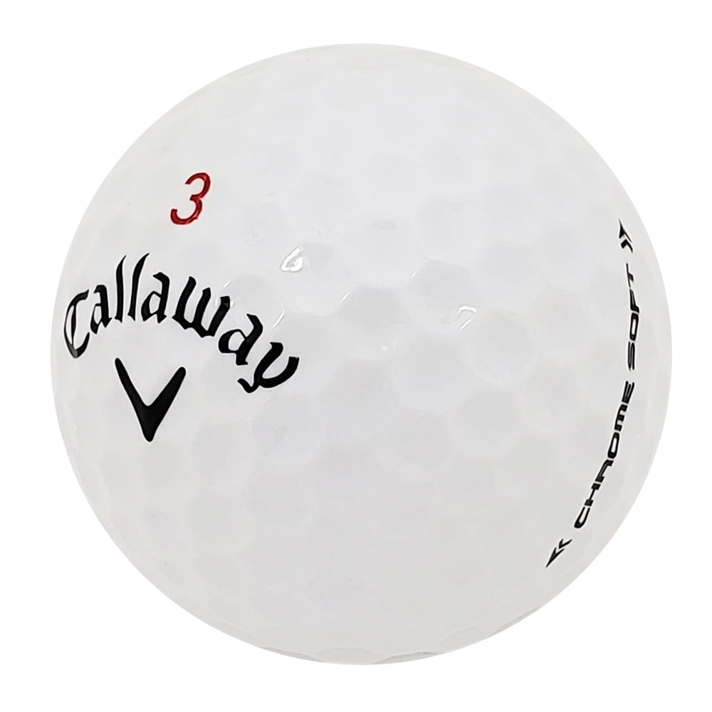 Pre-Owned 36 Callaway Chrome Soft 5A Pristine Used Used Recycled Golf Balls, White, by Mulligan Golf Balls