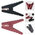thumbnail image 3 of 2pcs Large 100A Crocodile Alligator Clips Car Battery Chargers Insulated Clamp, 3 of 9