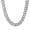 White, variant on Cuban Mariner Link CZ Bling Bling Chain