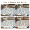 thumbnail image 7 of ODIKA 8'x10' Washable Area Rug Non-Shedding, Easy Care, Brushstroke Wave Motif Border Sage That Couch Costal Abstract Flowing Dynamic for King Size Bedroom Under Bed, Master Suite, 7 of 7