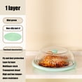 thumbnail image 5 of Yhmxh Microwave Splatter Cover for Food Large Microwave Plate Food Cover With Handle Anti-Splatter Lid With Water Filter Tray, Dirtproof Insect Proof Food Cover 11.3 Inch, BPA Free & Dishwasher Safe, 5 of 6
