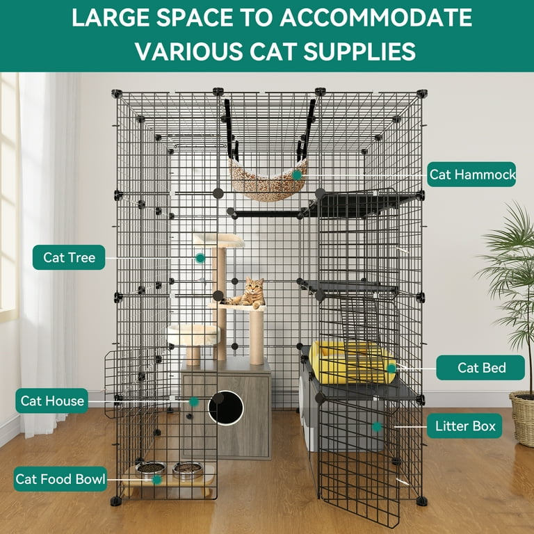 Large cat outlet crate