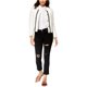 thumbnail image 2 of Hudson Womens Zoeey Cropped Straight Leg Jeans, Negro, 31 Hudson Recortada, pierna recta, 2 of 2