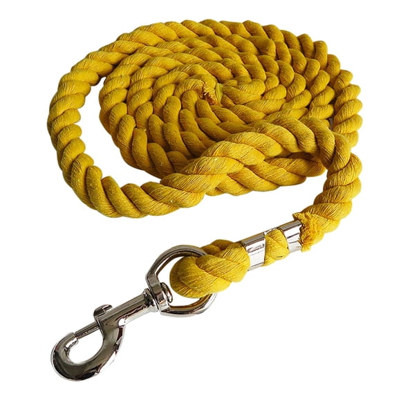 Correa para caballo, accesorio profesional, práctico, suave, con hebilla giratoria, fácil de usar. Amarillo