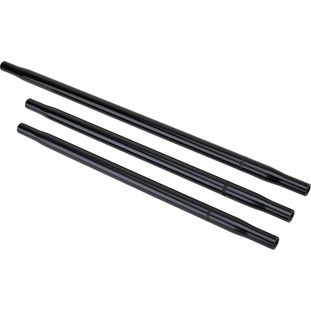 Black 1 OD Swedged 6061 Aluminum Radius Rod for 5/8 Heim, 22 In. Long