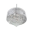 thumbnail image 2 of 9 Light Drum Shade Chandelier with Chrome finish, 2 of 7