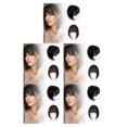 thumbnail image 3 of kurtrusly Ajouter Glamour à la Coiffure Douce et Confortable Extensions d'Une Seule Pièce Bangs Doux 5Set, 3 of 6